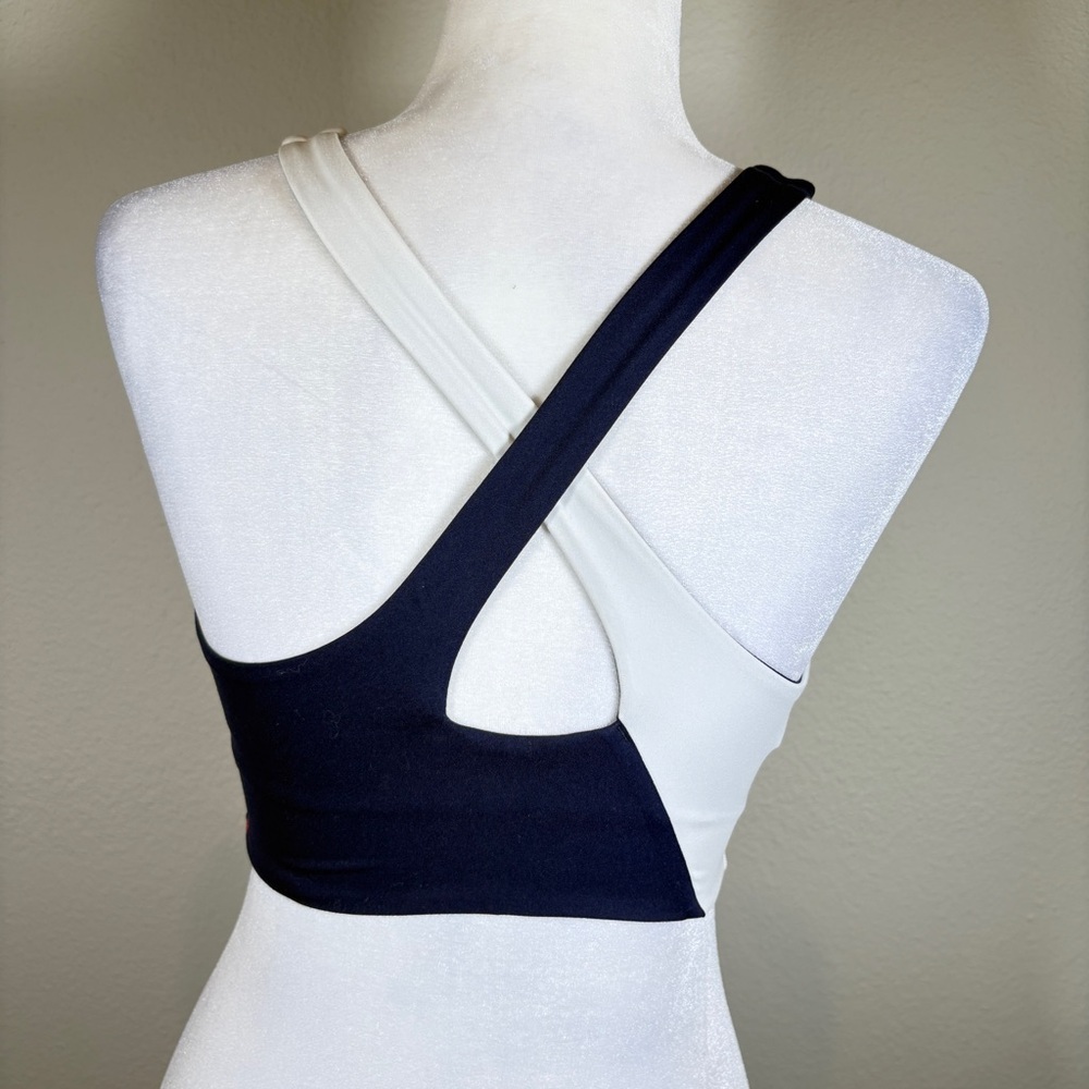 G/FORE Navy Sports Bra with Logo - Picture 4 of 8